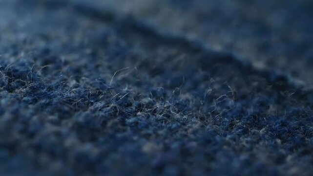 Blue Fiber Fabric Texture