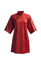 red shirt isolated on white