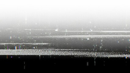 Abstract Glitch Effect with Digital Noise and Static Overlay.