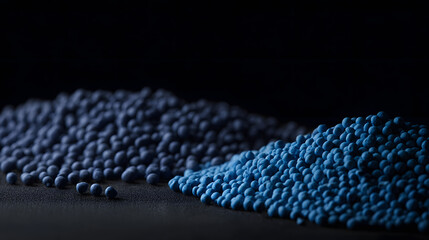 Fototapeta premium desiccant. Blue desiccant beads color transition, from moist to dry state. STEM education sheets, lab safety posters, designed for biotech research communications, supports STEM education.