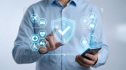 Digital Insurance and Comprehensive Life Protection Interface