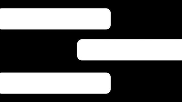 Abstract rounded UI shapes animation