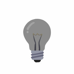 2D Animated Light Bulb for Energy Saving Concept