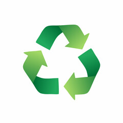 Obraz premium 2D Animated Recycle Icon for Sustainability Campaign