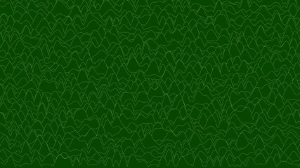 Minimalist Abstract Green Wavy Lines Dynamic Background Loop - Powered by Adobe
