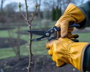 Winter Gardening: Using Pruning Shears on Dormant Garden Shrubs
