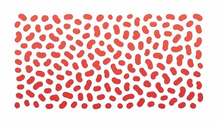 Seamless Organic Red Abstract Pattern Background Repeating Microscopic Shapes Texture for Modern Design Biological Visualization or Web Graphics