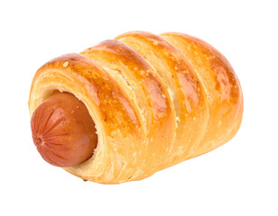 Golden Brown Sausage Wrapped in Flaky Pastry.