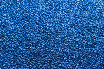 Textured Metallic Blue Leather Surface