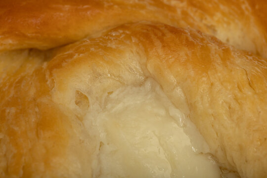 Close up of cream chese danish