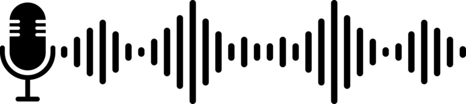 Microphone capturing sound waves