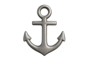 Steel anchor symbolizing stability security and hope