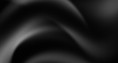 luxury gradient black abstract background with elegant curved shapes and textured Grain (Noise)
