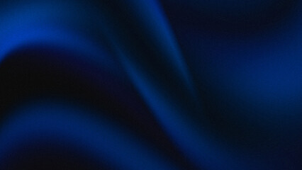 Obraz premium blue gradient black abstract background. unique grainy dotted texture and elegant flow of blue color