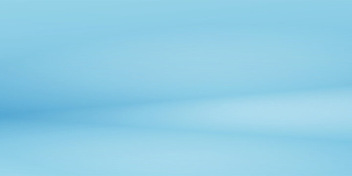 A smooth light blue gradient background with subtle curves and shadows, creating a serene and minimalist abstract backdrop.