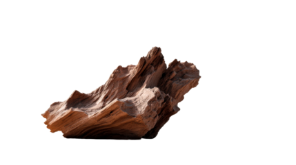 Weathered piece of driftwood with unique organic texture and rugged forms, ideal for natureinspired design elements or product presentation displays.