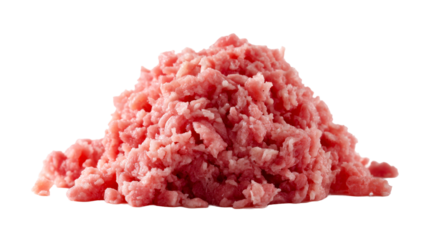 A generous pile of fresh light pink ground pork for cooking, perfect as a versatile ingredient in various delicious culinary recipes and meal preparations