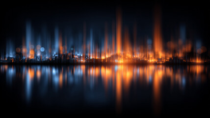 An abstract luminous skyline effect to represent digital transformation and the evolution of modern technological landscapes.
