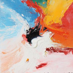 Artistic expressions in vibrant abstract close-up of creative digital studio artwork