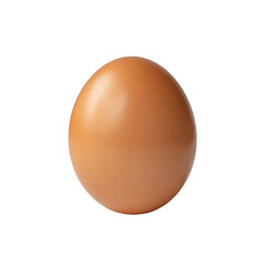 Photorealistic Brown Egg On Transparent Background