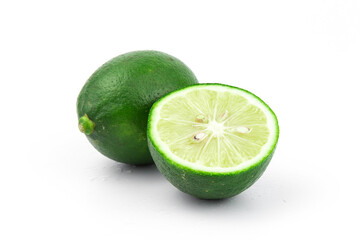 Fresh Green Lime Closeup With Bright Clean Aesthetic