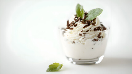 ice cream with chocolate