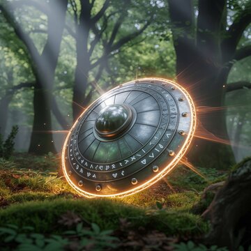 A normal sized shield becomes bigger with the user s power