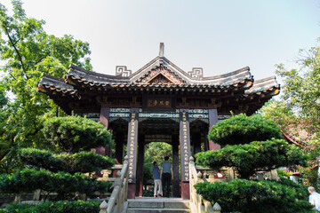 Fototapeta premium Fresh View Of Chonglie Pavilion In Changsha