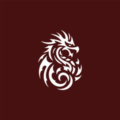 Tribal Dragon Logo