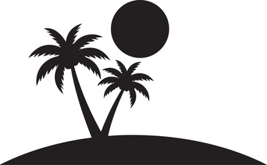 palm tree silhouette