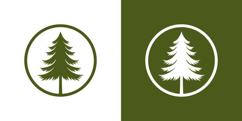 Pine Tree  circle Logo.eps