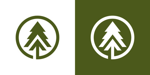 Pine Tree Eco circle Logo.eps