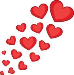 Happy Valentine's Day Hearts Celebration