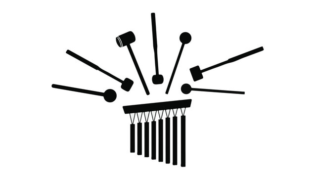 Energetic percussion instruments create a vibrant musical soundscape