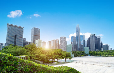 Skyscrapers in the city of technology, China is Shenzhen.