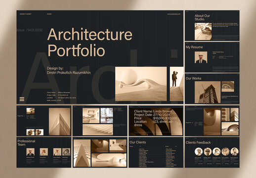 Architecture Portfolio Presentation Template