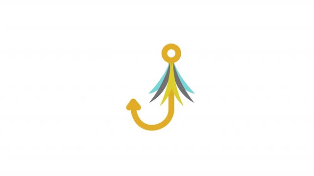 Fishing hook icon