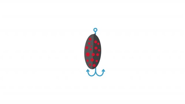 vector illustration of a fishing hook