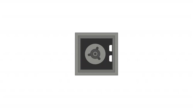 bank safe with combination lock