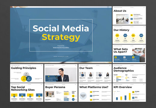 Social Media Strategy Presentation Template
