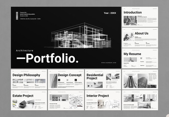 Architecture Portfolio Presentation Layout