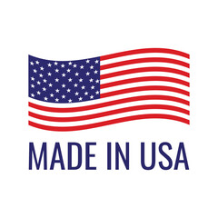 Made in USA Product Label Badge