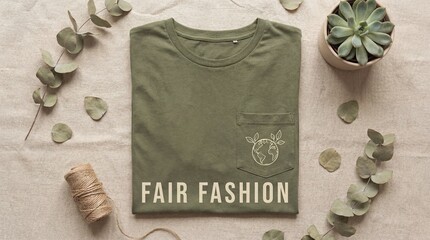 Sustainable fair fashion apparel eco friendly clothing promoting ethical manufacturing environmental responsibility conscious consumerism reducing textile industry carbon footprint waste