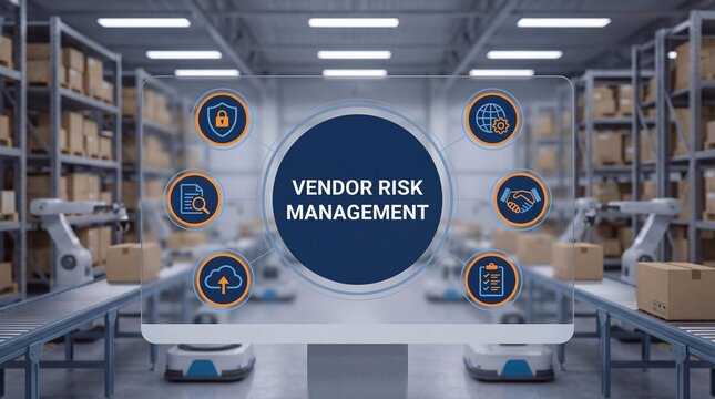  Vendor risk management framework using artificial intelligence technology assessing third party supplier security compliance threats for business protection operational continuity mitigation