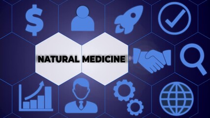 Conceptual hand writing showing Natural Medicine. Concept meaning any of various systems of healing or treating disease Woman wear work