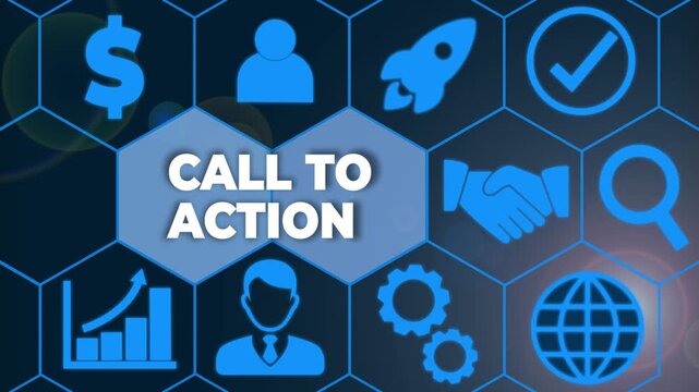 Text sign showing Call To Action. Business photo text exhortation do something in order achieve aim with problem Woman wear formal work suit presenting presentation using smart