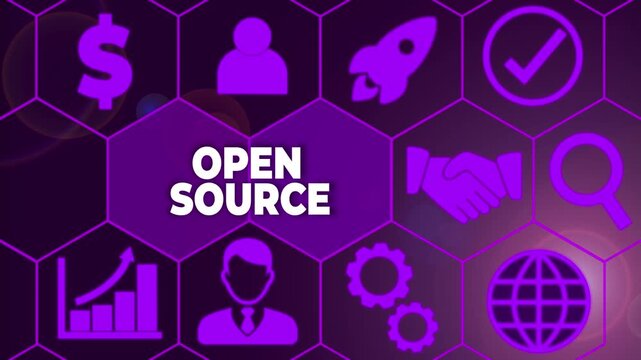 Word writing text Open Source. Business photo showcasing denoting software which original source code is made free