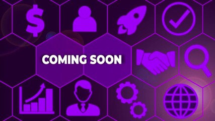 Writing note showing Coming Soon. Business concept for something is going to happen in really short time of period Male wear formal suit presenting presentation smart