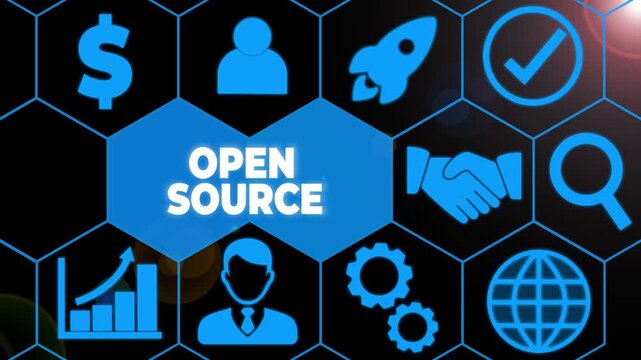 Text sign showing Open Source. Business photo showcasing denoting software which original source code is made free