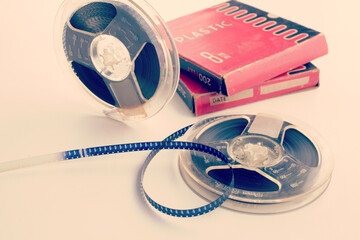 レトロな昭和の時代の8ミリフィルム